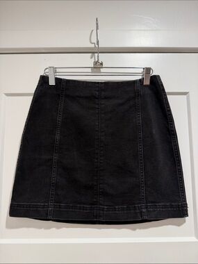 wild fable Black Denim Mini Skirt
